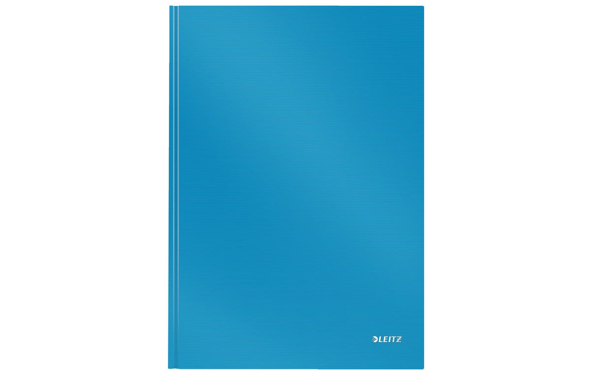 Leitz Notizbuch – A4 – kariert 5 mm – 80 Seiten – 90 g/m² – Hardcover, hellblau