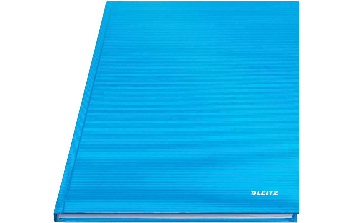 Leitz Notizbuch – A4 – kariert 5 mm – 80 Seiten – 90 g/m² – Hardcover, hellblau