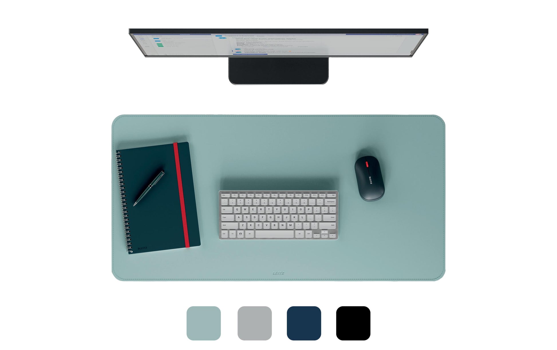 Leitz Schreibunterlage – Eisblau – 800 × 400 mm – Kunststoff