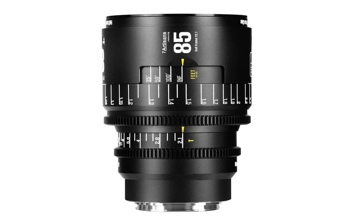 7Artisans 85T21B-EF INF Kinoobjektiv – 85 mm T2,1 – Canon EF – Vollformat – 82 mm Filter