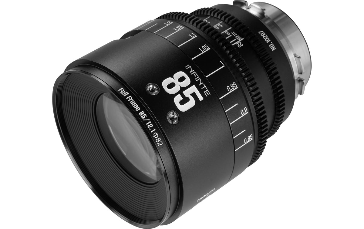 7Artisans 85T21B-PL Kinoobjektiv – 85 mm T2.1 – für Arri PL-Bajonett, Vollformat, manuell, Filter 82 mm