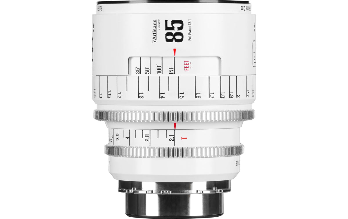 7Artisans 85T21W-PL Kinoobjektiv – 85 mm T2.1 – für PL-Bajonett – Vollformat, 82 mm Filter