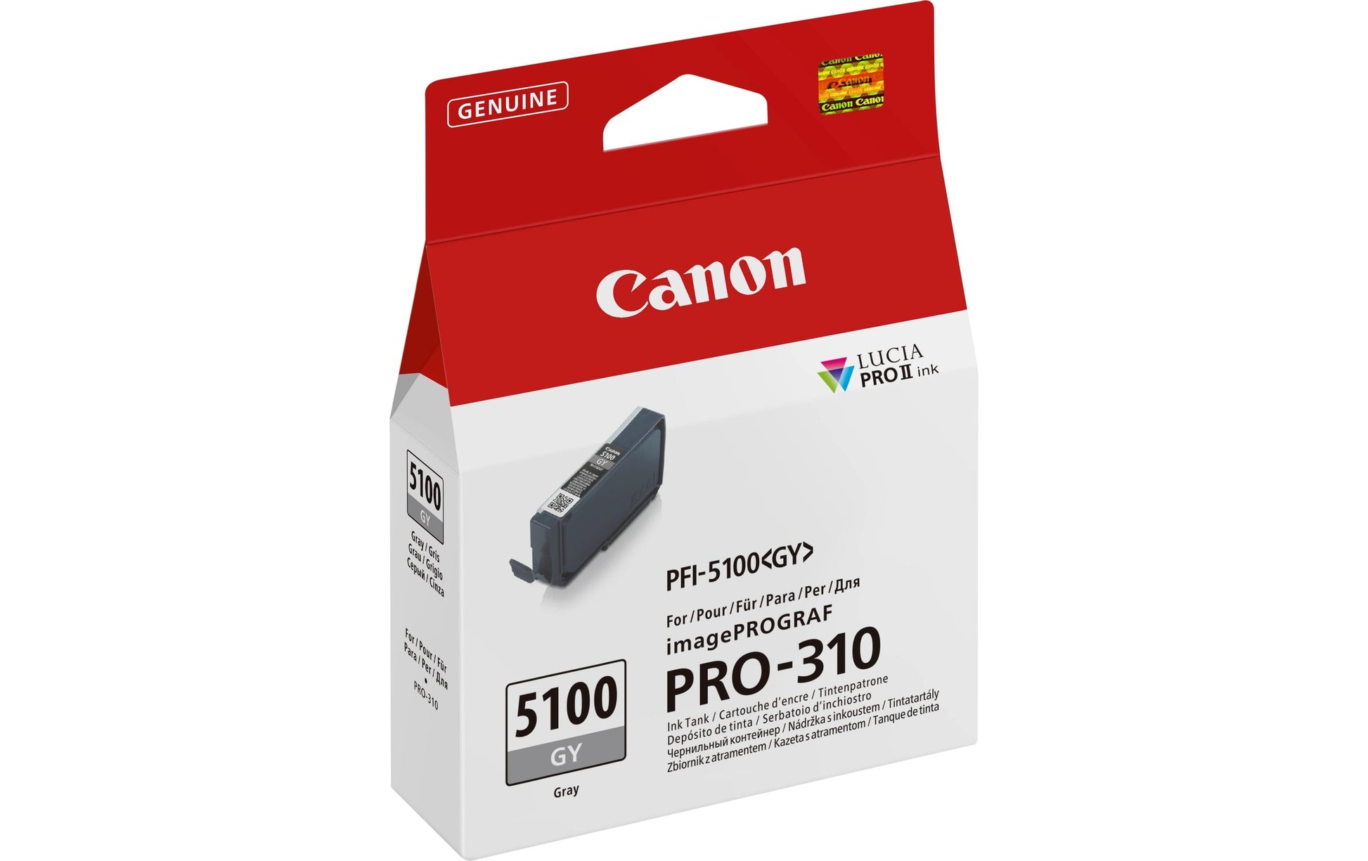 Canon Tintenpatrone PFI-5100 (GY), Grau