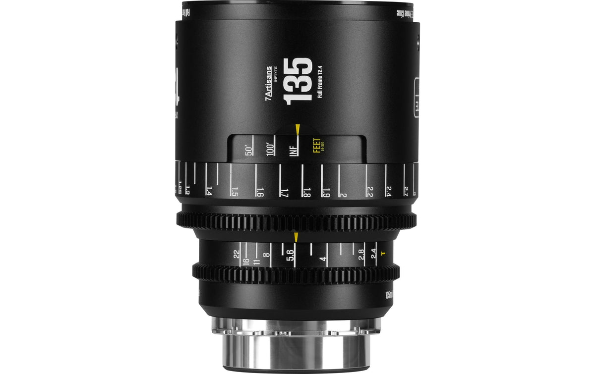 7Artisans INFINTE 135T24B-PL Objektiv – PL-Bajonett – 135 mm T/2.4 – 82 mm Filter – für Vollformat