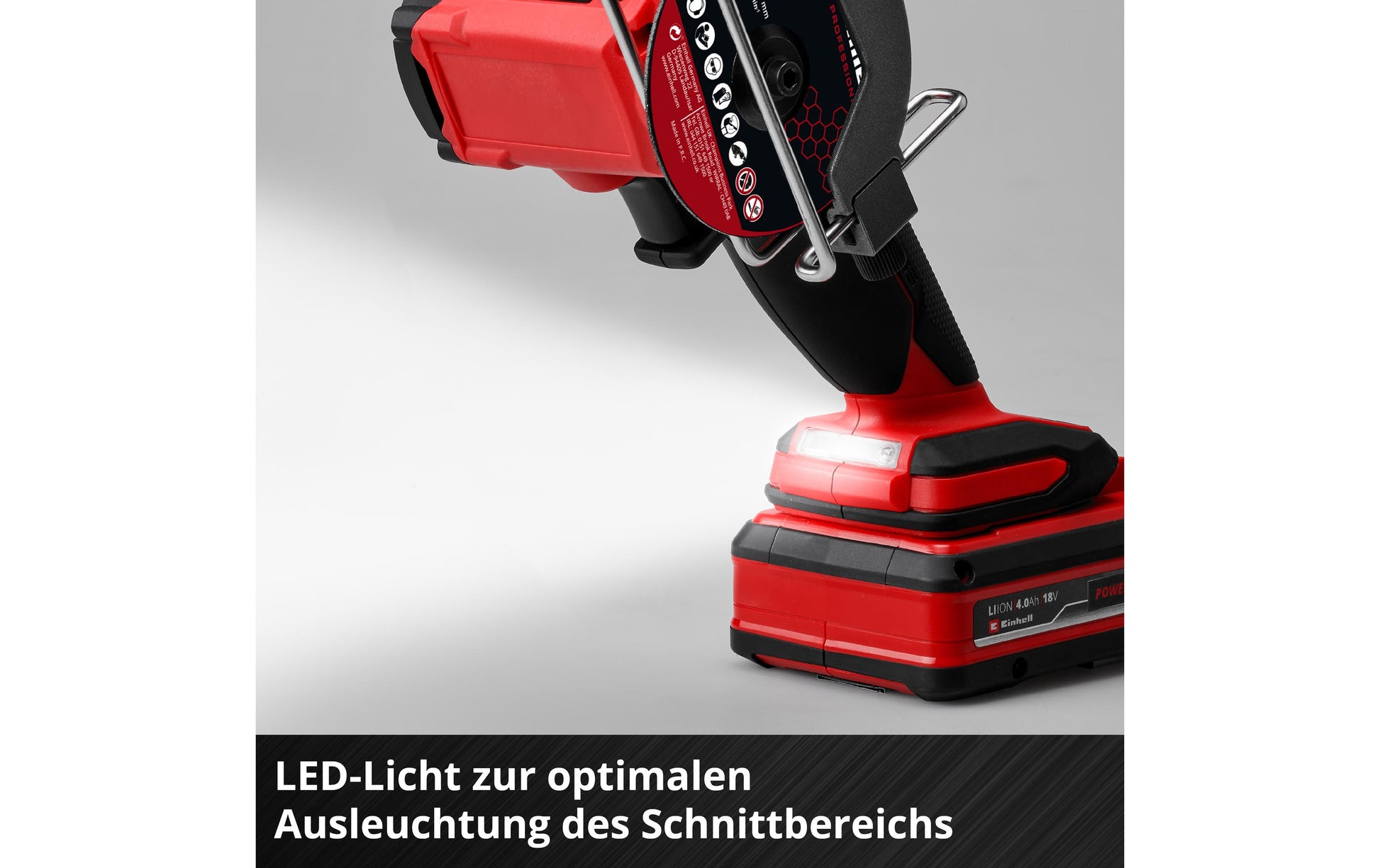 Einhell Trennschleifer TP-CO 18/76-C – 18 V (Power X-Change) – Ø 76 mm – Solo – Drehzahlregulierung