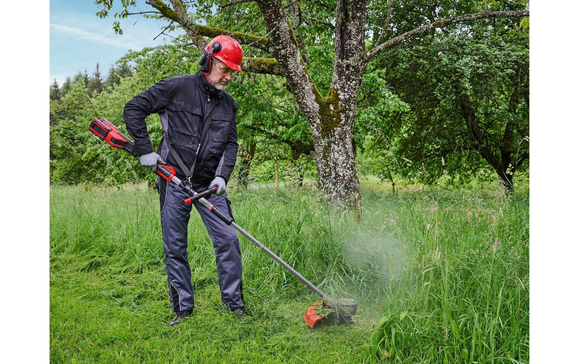 Einhell professional Einhell GP-BC 36/430 Akku-Sense – 36 V – Schnittbreite 430 mm, 3× Messer – 2×4,0 Ah & Ladegerät – Power X-Change