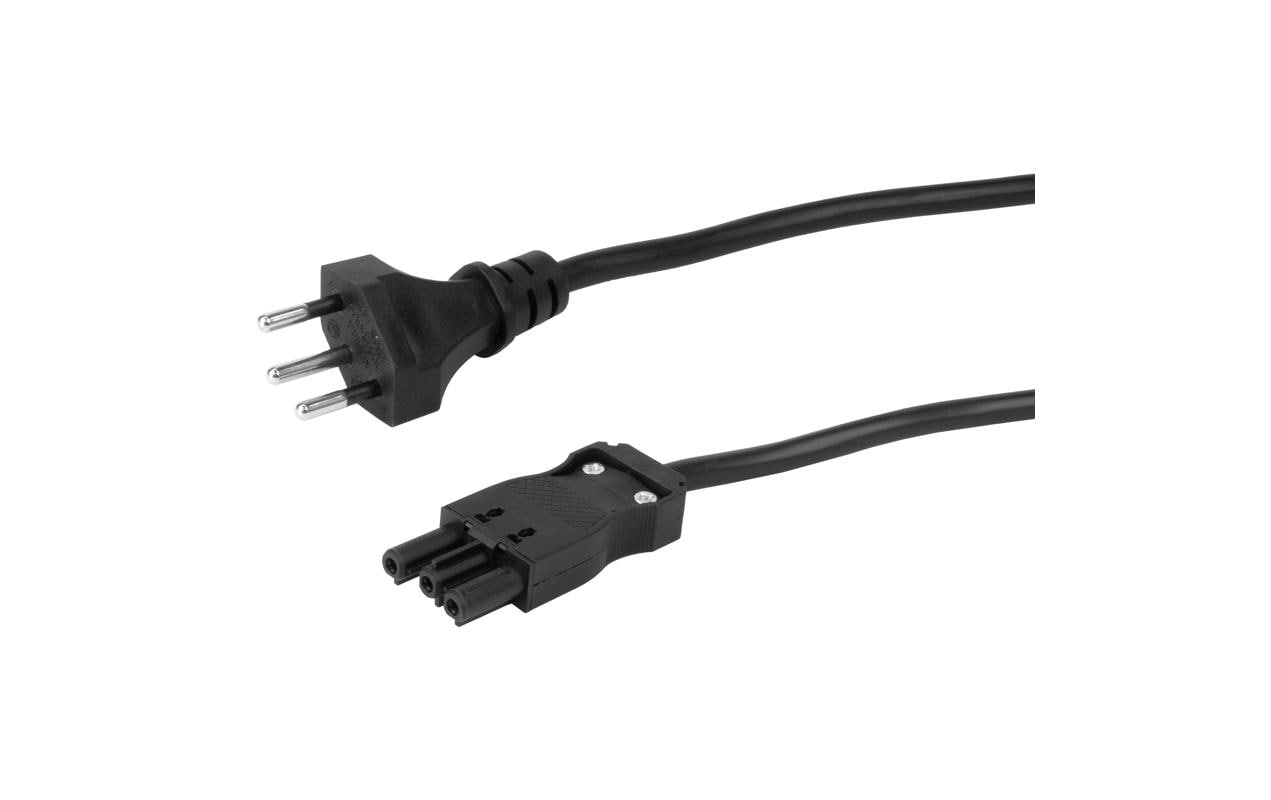 Steffen Verlängerungskabel, T12–GST18I3, 10 m, IP20, 1,5 mm² – Schwarz