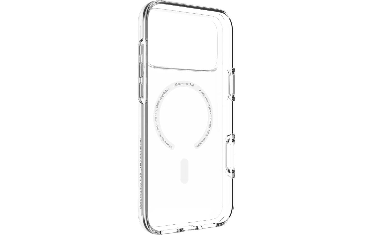 dbramante1928 Iceland Ultra D3O Backcover – für Apple iPhone 17 Pro Max, MagSafe, Kunststoff, Transparent
