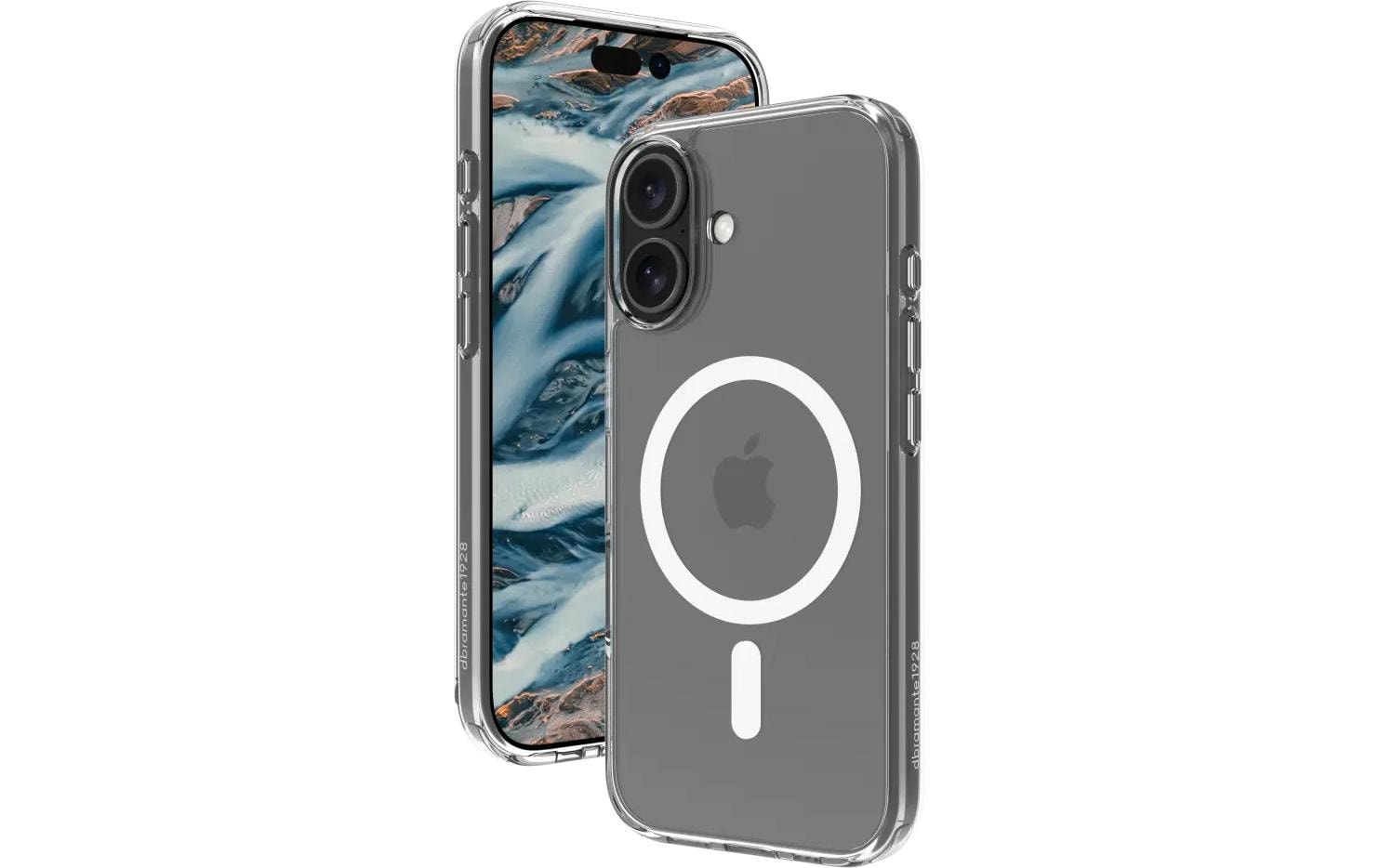 dbramante1928 Backcover – für Apple iPhone 17, MagSafe, Kunststoff, Transparent, bis 3 m sturzsicher