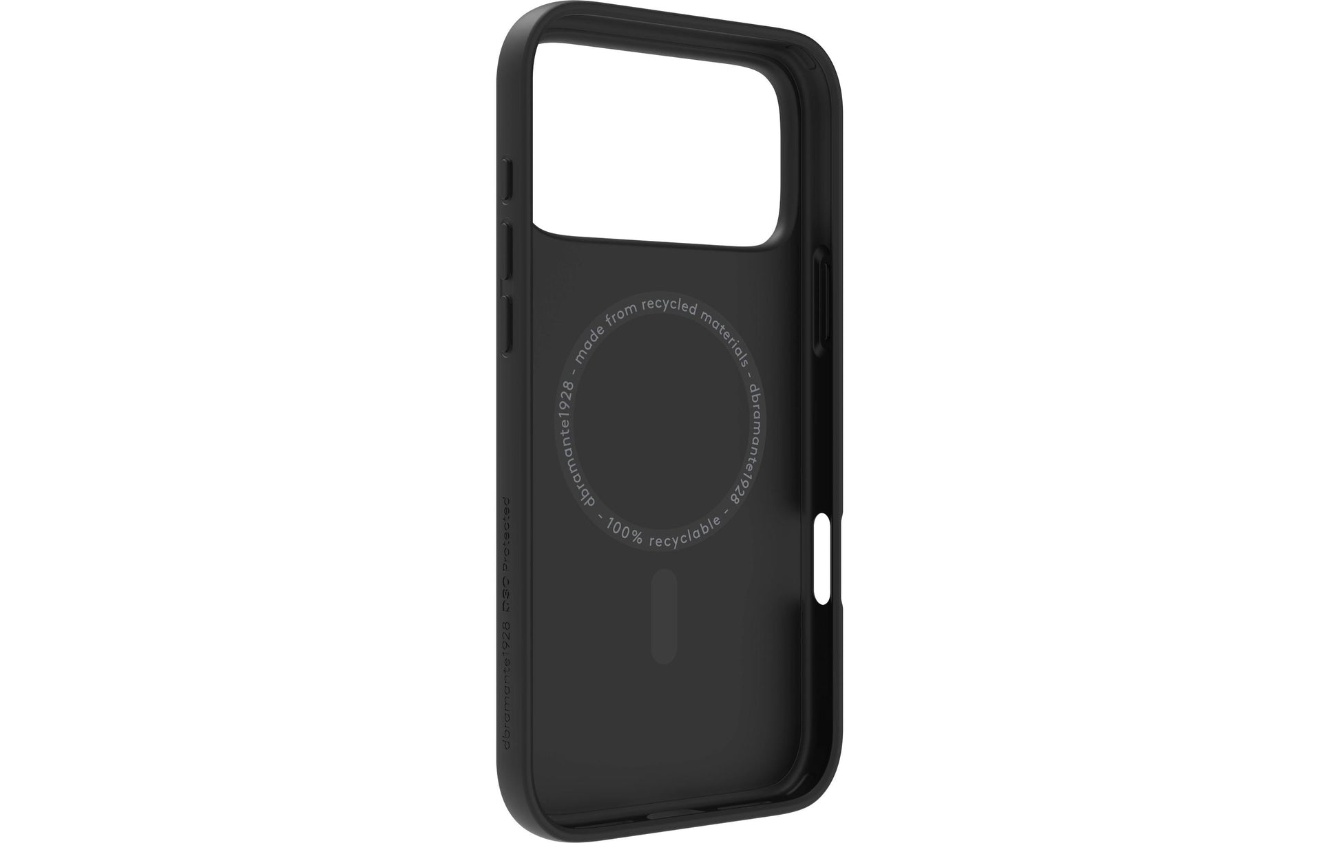 dbramante1928 Iceland Ultra D3O MS Backcover – für Apple iPhone 17 Pro Max, schwarz, bis 4 m sturzsicher