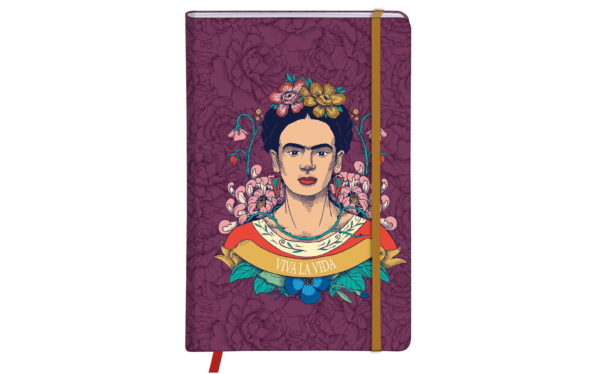 Clairefontaine Notizbuch – A6 – blanko – 160 Seiten – 90 g/m² – Hardcover, Lesezeichen – mehrfarbig, PEFC