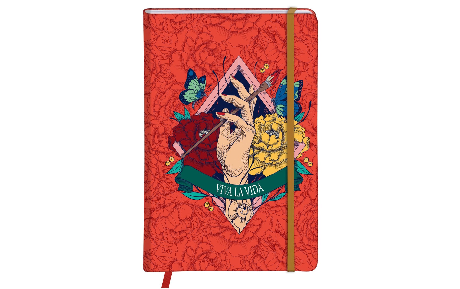 Clairefontaine Notizbuch – A6 – blanko – 160 Seiten – 90 g/m² – Hardcover, Lesezeichen – mehrfarbig, PEFC