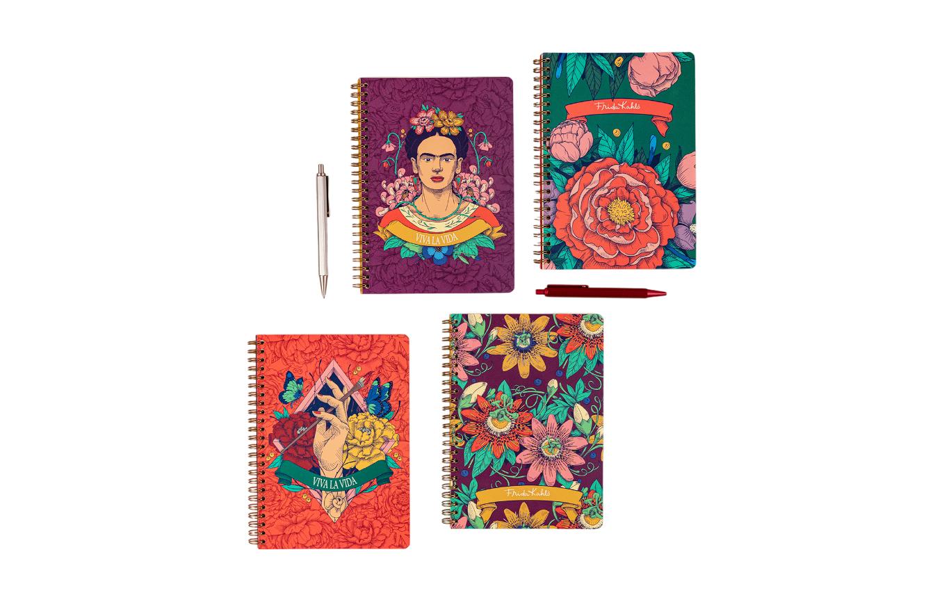 Clairefontaine Notizbuch – A5 – 148 Seiten – 90 g/m² – Doppelspirale, Hardcover – mehrfarbig – PEFC