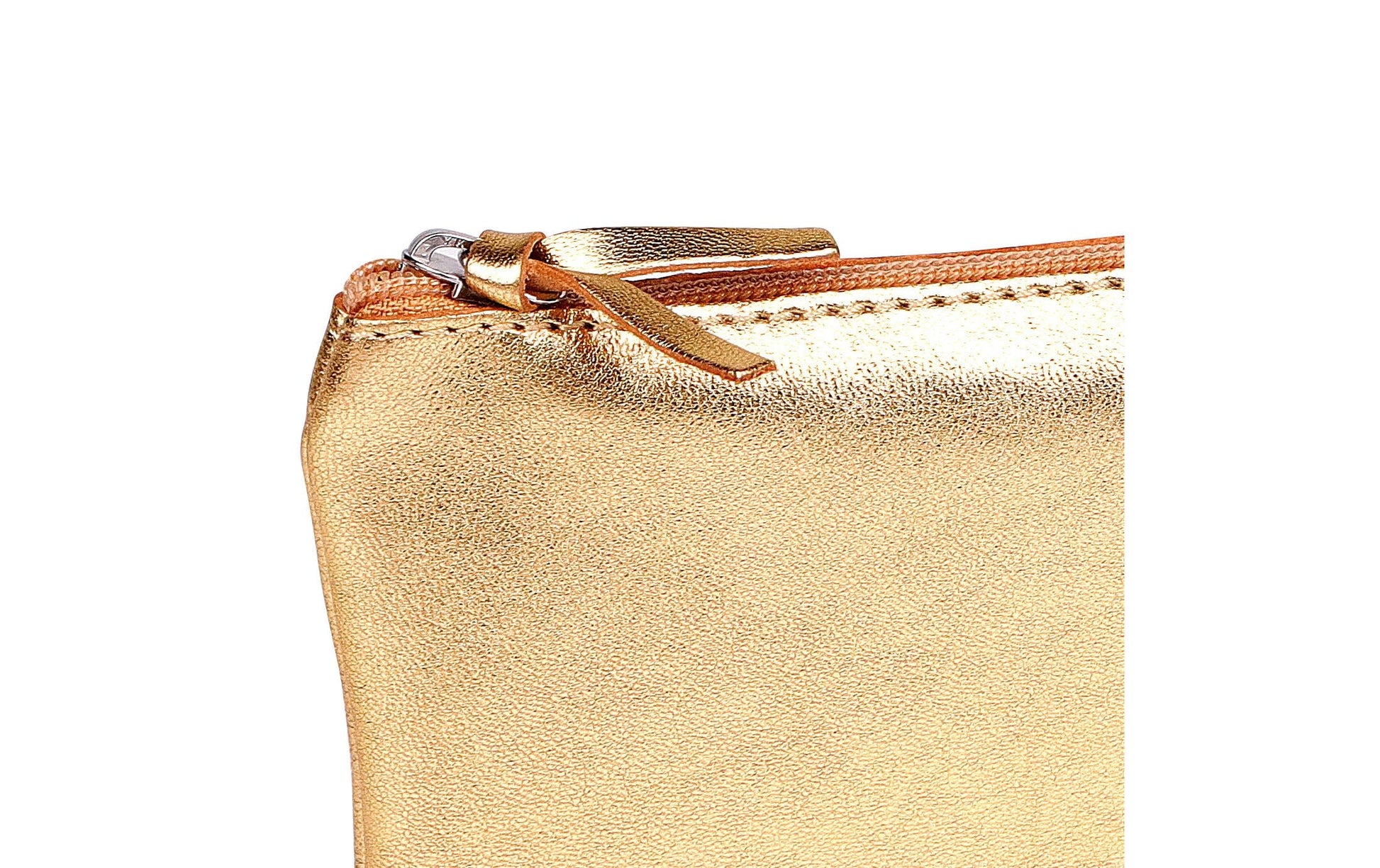 Clairefontaine Gaia Etui, leer – gold – Leder – 22 × 11 × 3 cm