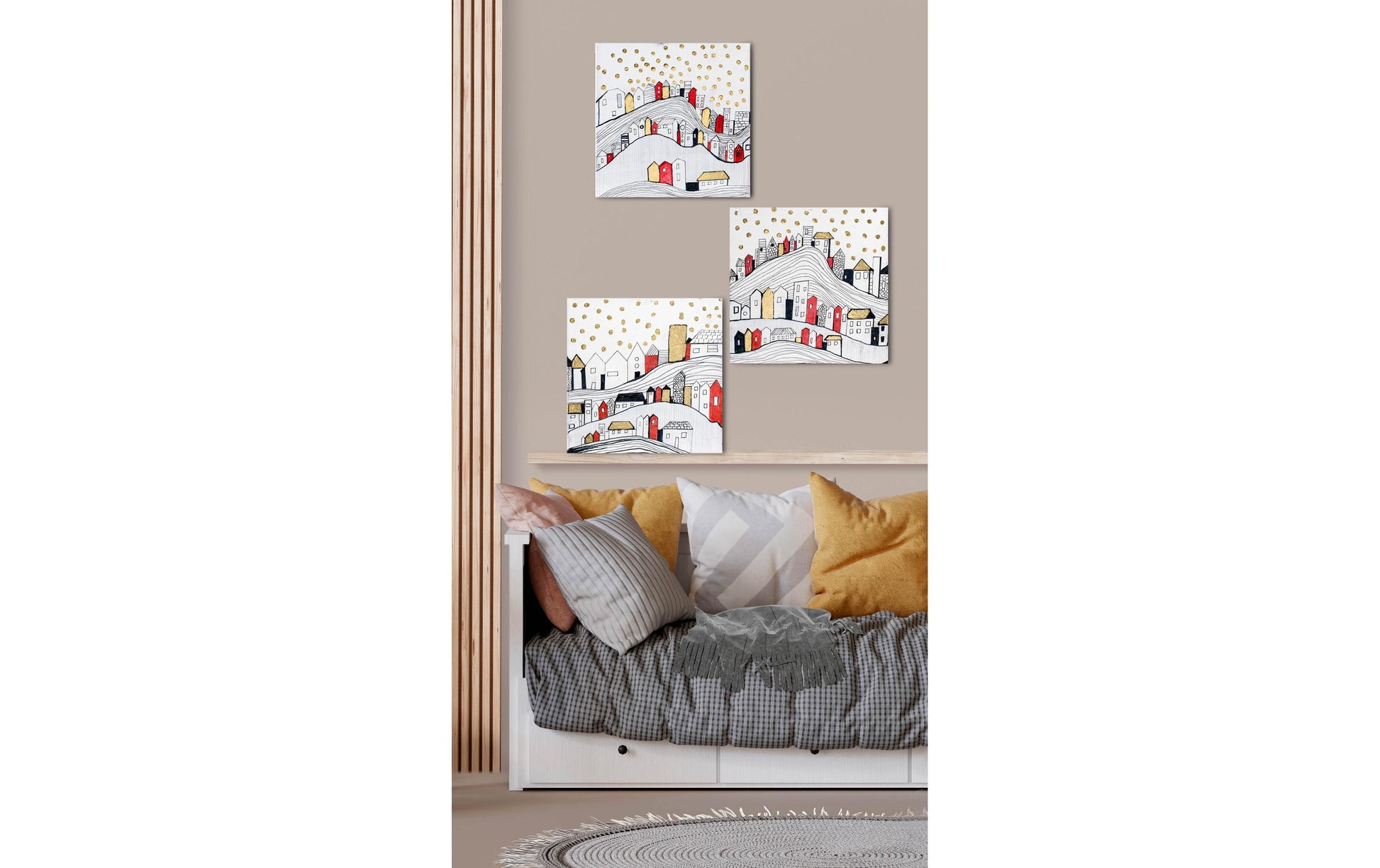 GLOREX Keilrahmen – 30 × 40 cm – 330 g/m² – Profil 17 mm – 3 Stk. – Baumwolle