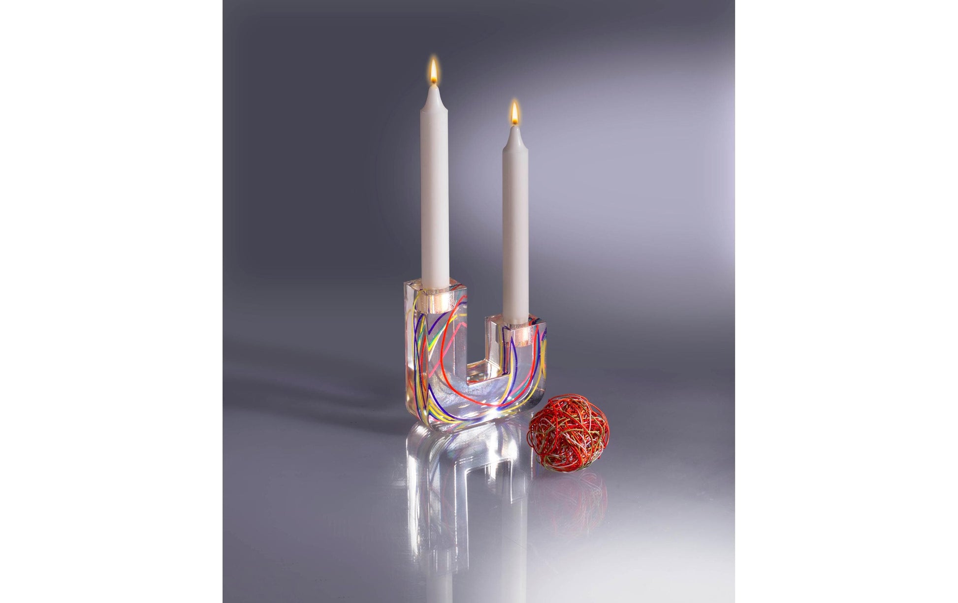GLOREX Kerzengiessform, 17,6 × 27,3 × 4,1 cm, weiss, 1 Stk