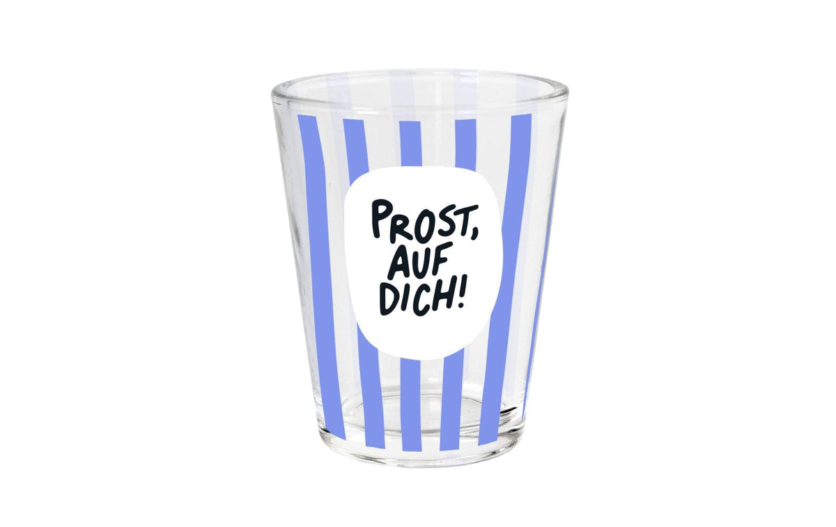 Grafik-werkstatt Grafik Werkstatt Schnapsglas – Blau/Transparent