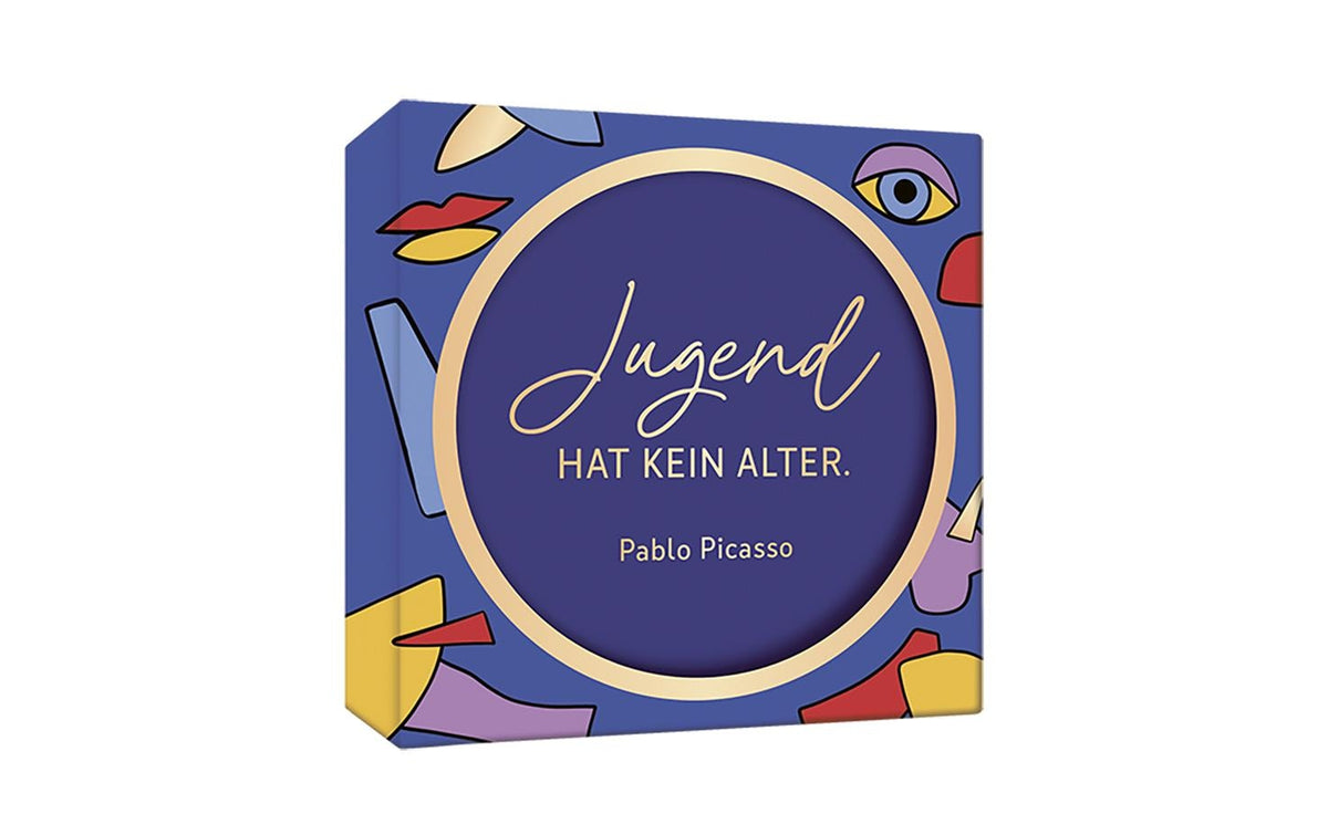 Grafik-werkstatt Grafik Werkstatt Korkuntersetzer Schachtel Pablo Picasso – Violett, 6 Stk.