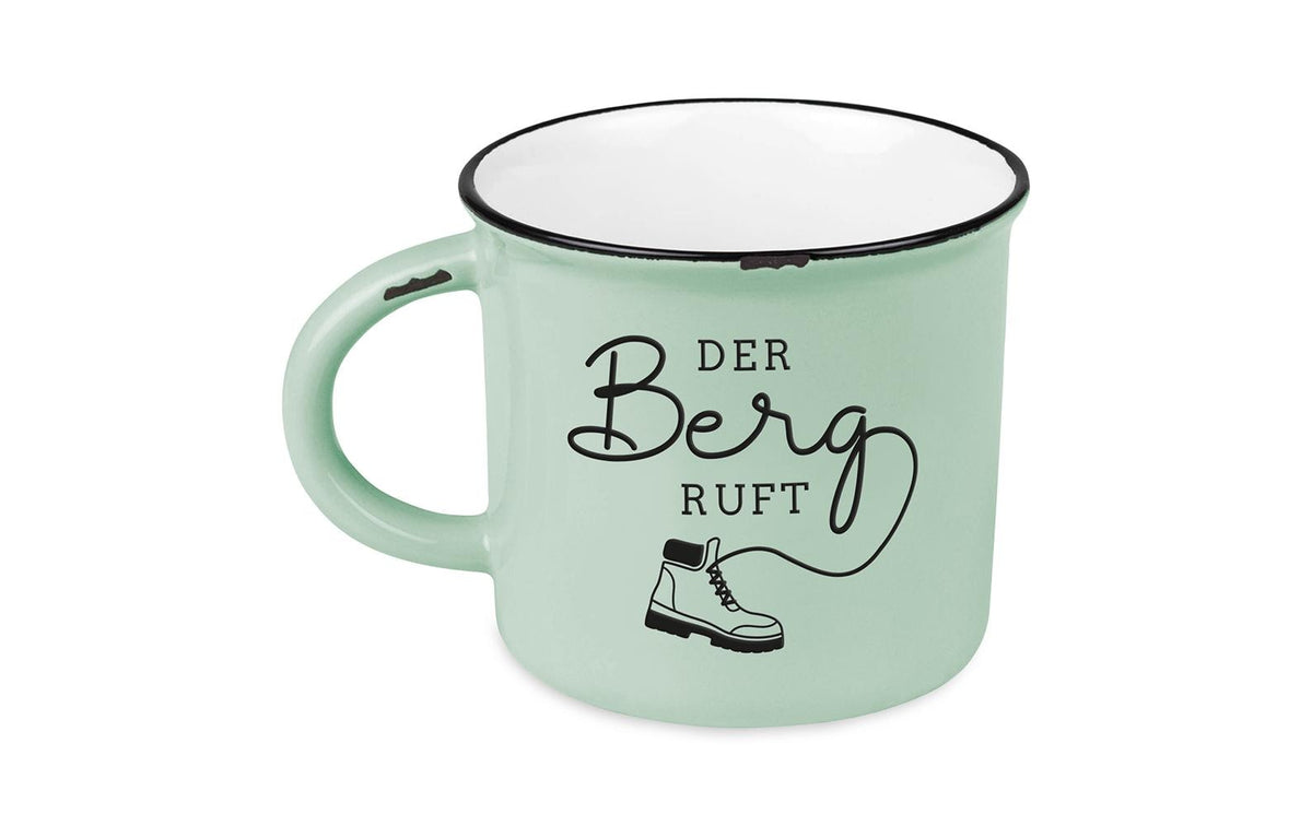 Grafik-werkstatt Tasse – 400 ml, Keramik, Grün, spülmaschinenfest, mikrowellengeeignet