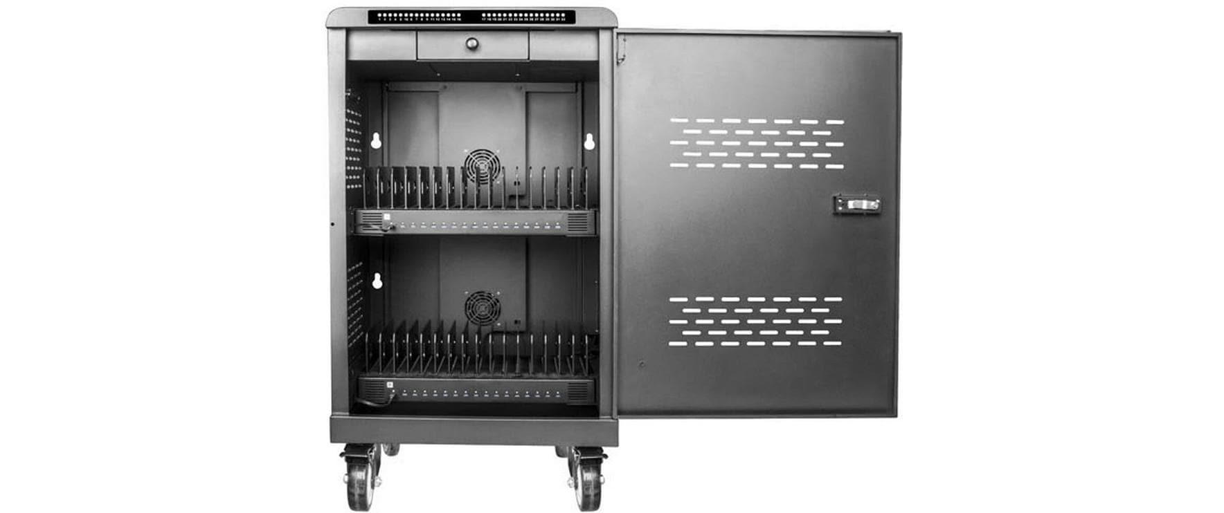 Lmp 32P USB-C – Ladewagen für 32 Geräte, abschliessbar, schwarz