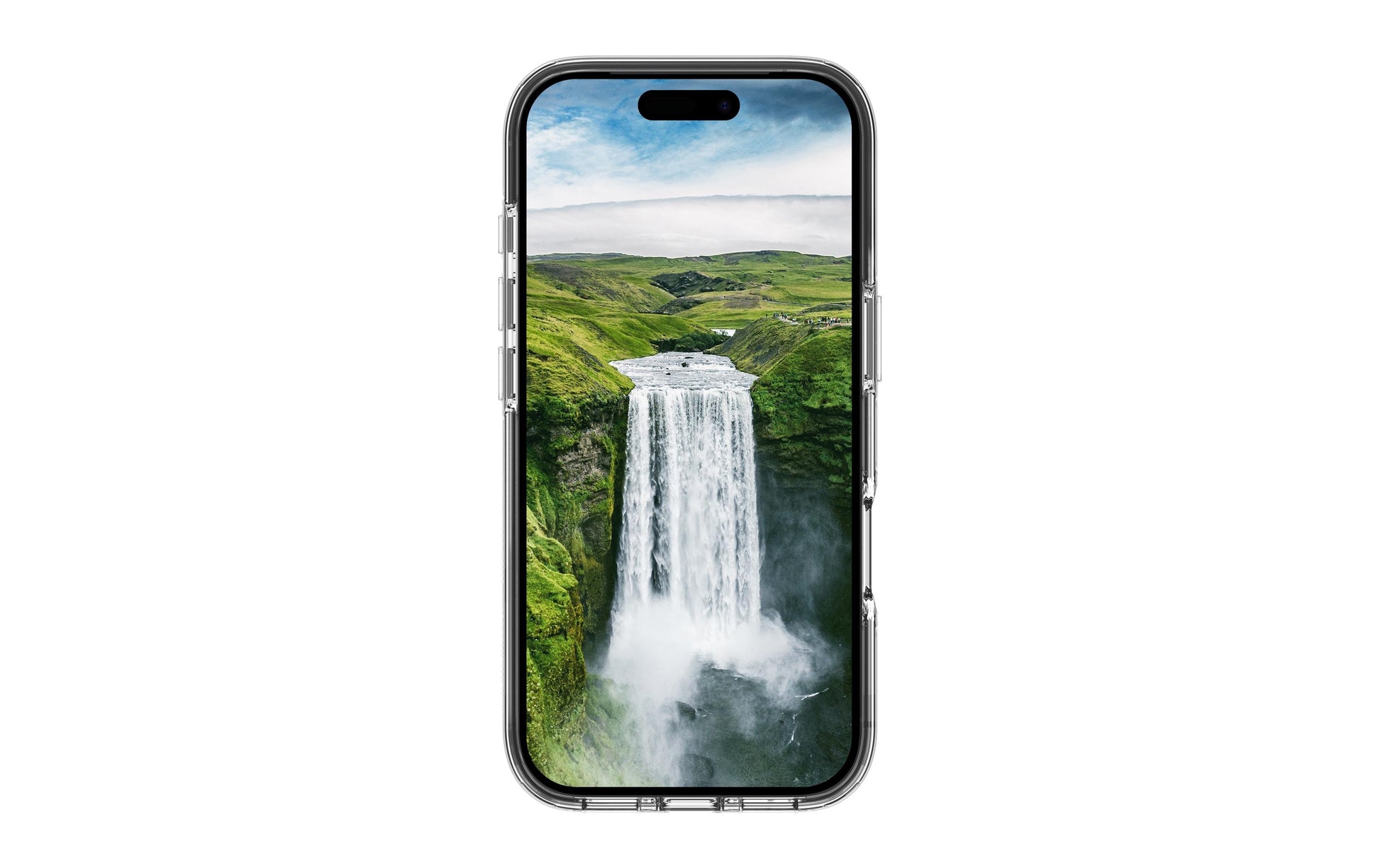 dbramante1928 Iceland Ultra D3O MS – Backcover – für Apple iPhone 17 Pro, Transparent, bis 4 m Sturzsicher