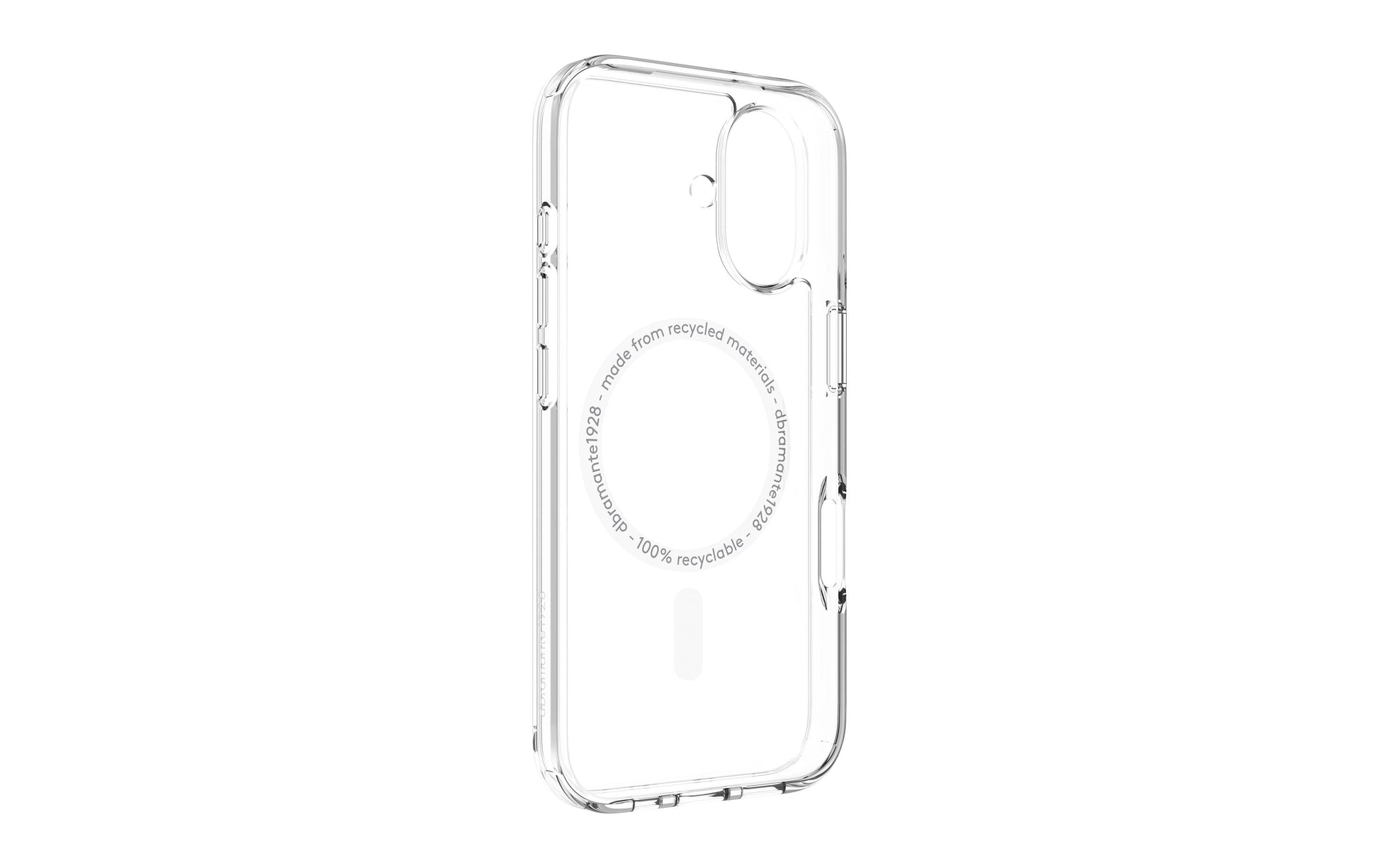 dbramante1928 Backcover – für Apple iPhone 17, MagSafe, Kunststoff, Transparent, bis 3 m sturzsicher