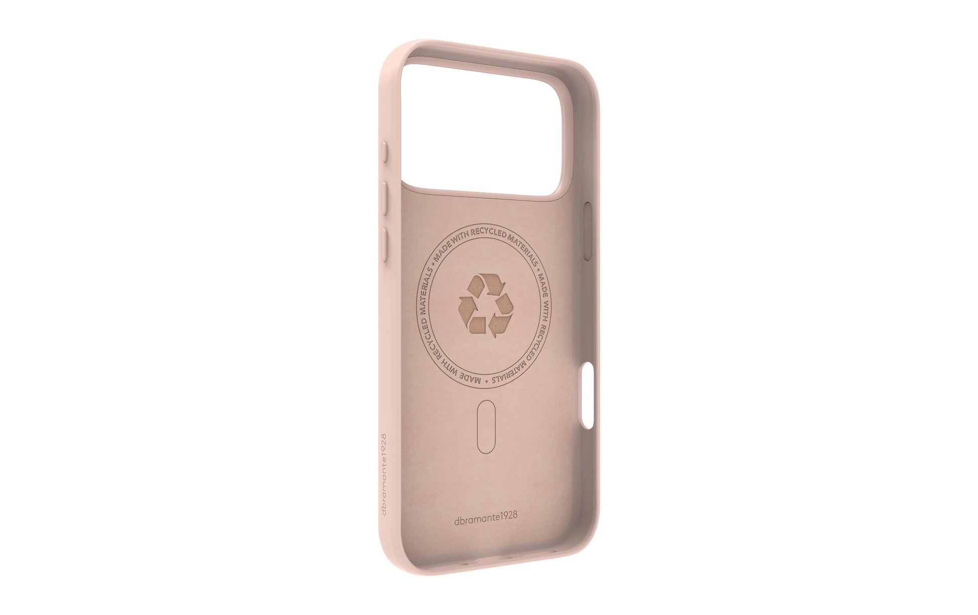 dbramante1928 Roskilde MS ICON Backcover – für Apple iPhone 17 Pro Max, MagSafe, Kunststoff, Pink Sand