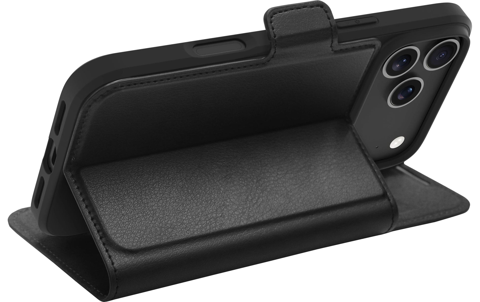 dbramante1928 Oslo Pro Wallethülle – für Apple iPhone 17 Pro Max, 3 Kartenfächer, PU+Kunststoff, Schwarz