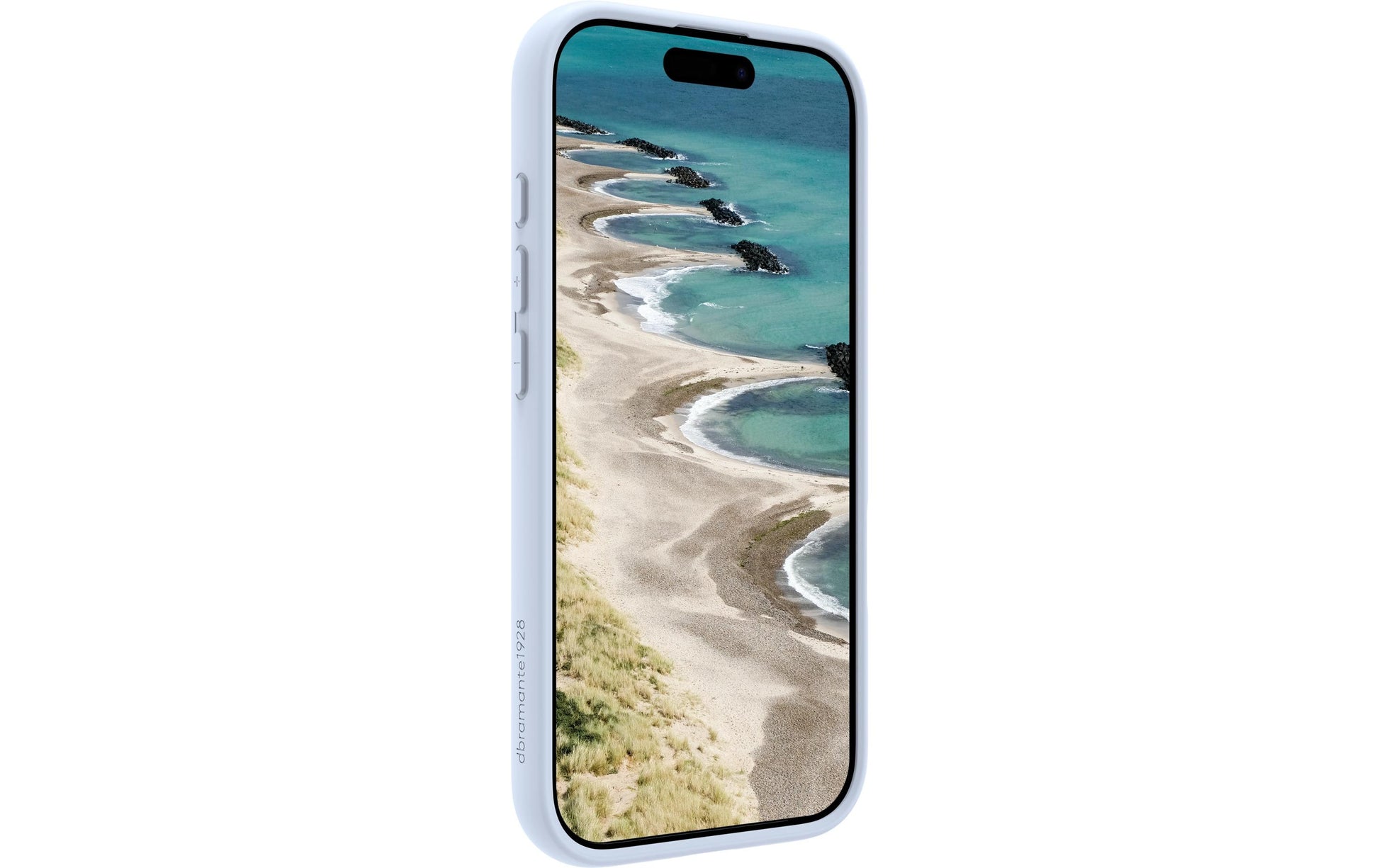 dbramante1928 Grenen MS Backcover – für Apple iPhone 17, Recycling-Kunststoff, Himmelblau, bis 2 m sturzsicher
