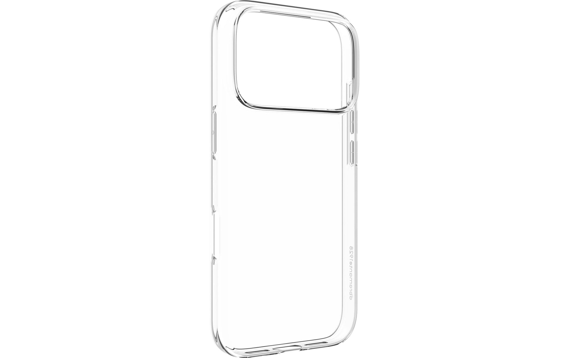 dbramante1928 Greenland Backcover – für Apple iPhone 17 Pro, Transparent, bis 1,2 m sturzsicher, mit Zusatzfach