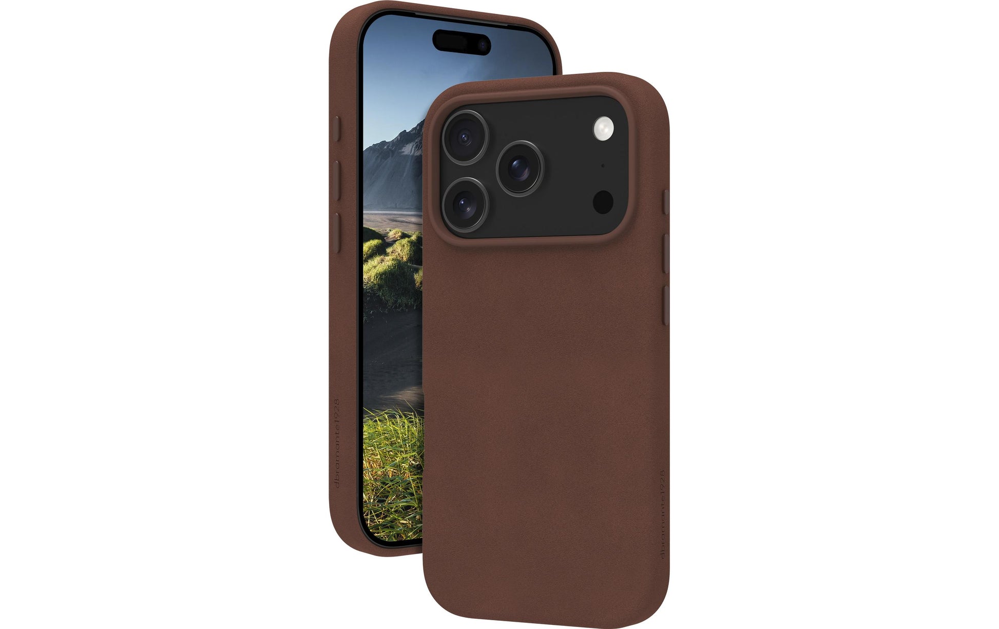 dbramante1928 Roskilde MS Backcover – für Apple iPhone 17 Pro, Beige, mit Kartenfach, kabelloses Laden