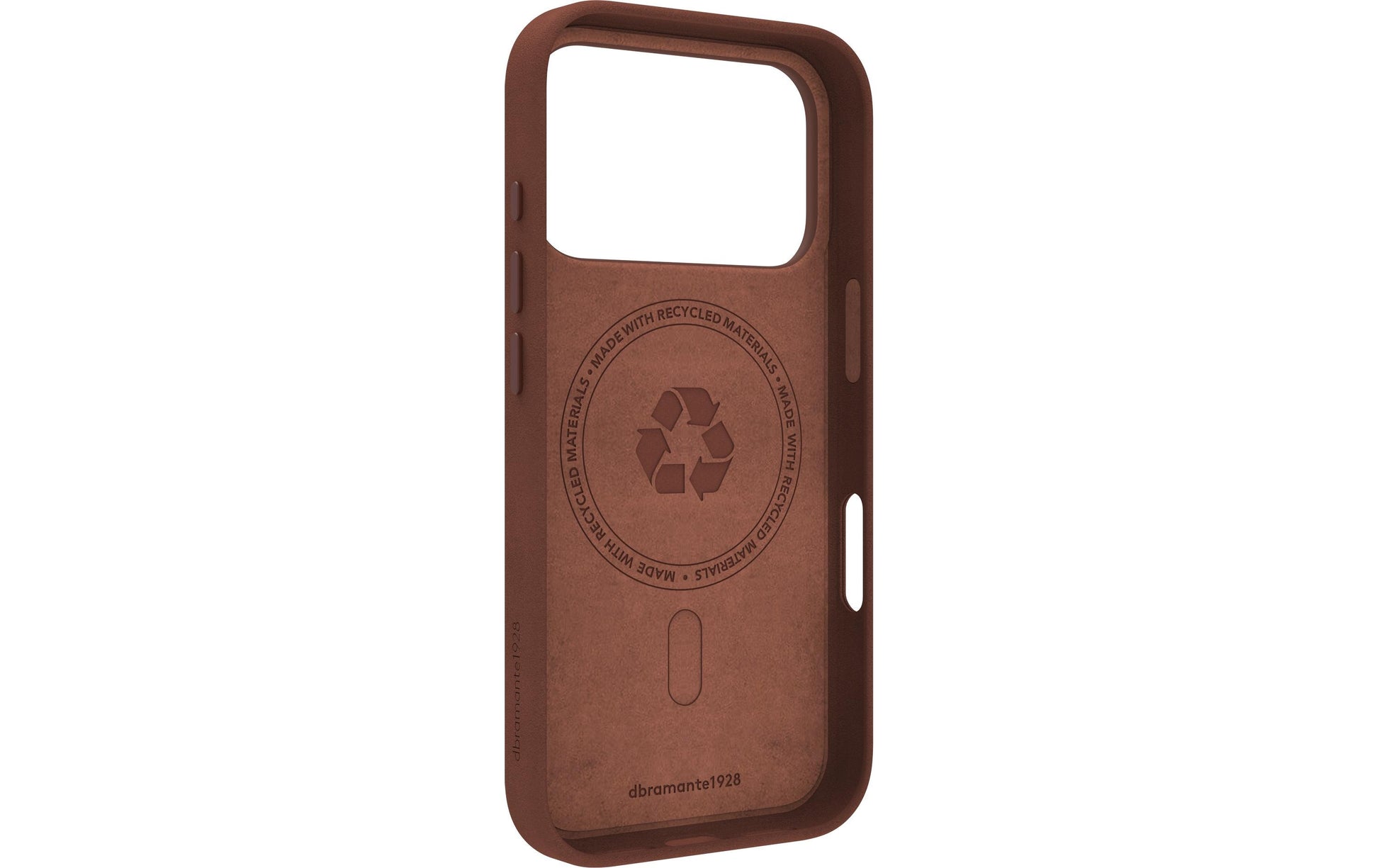 dbramante1928 Roskilde MS Backcover – für Apple iPhone 17 Pro, Beige, mit Kartenfach, kabelloses Laden