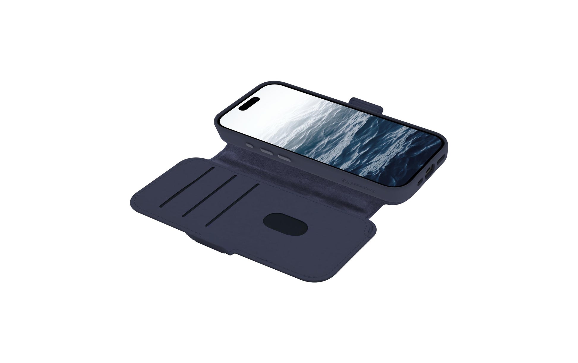 dbramante1928 Lynge MS ICON Wallethülle – für Apple iPhone 17, MagSafe, 3 Kartenfächer, Kunststoff, Deep Water