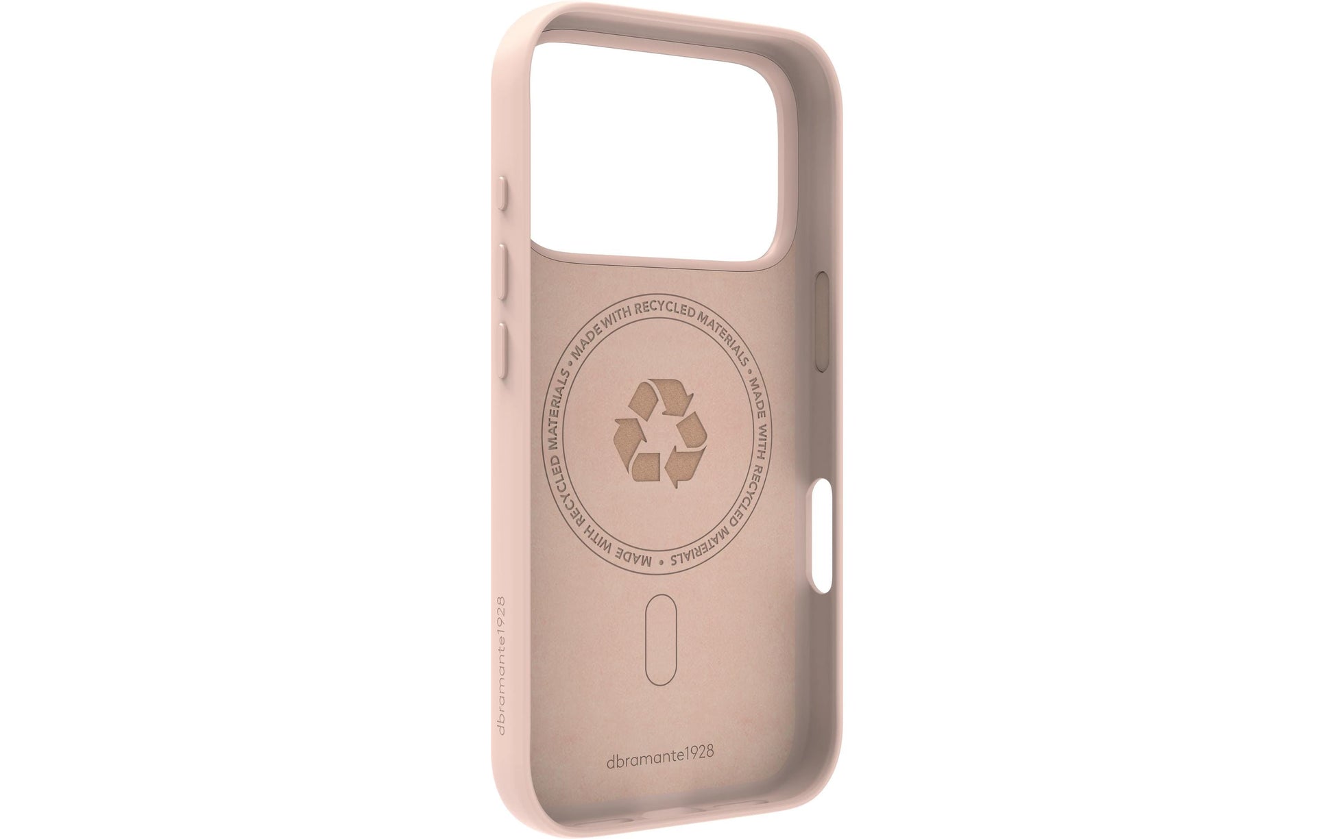 dbramante1928 Roskilde MS ICON Backcover – für Apple iPhone 17 Pro, MagSafe, Kunststoff, Pink Sand