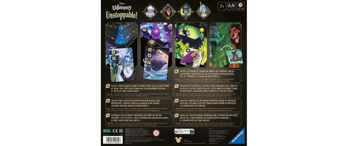 Ravensburger Disney Villainous Family – Strategiespiel, 2–4 Spieler, ab 7 Jahren, 30 Min., mehrsprachig