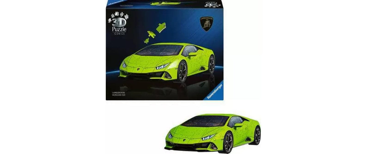 Ravensburger Iconics Lamborghini Huracán EVO-Grün – Knobelbox, ab 8 Jahren, mehrsprachig