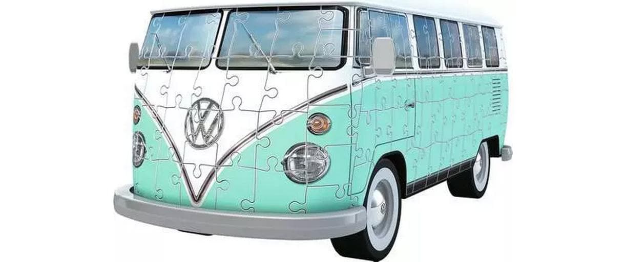 Ravensburger Iconics 3D Puzzle Volkswagen T1 – 162 Teile – 30 × 14 × 14,5 cm – ab 8 Jahren