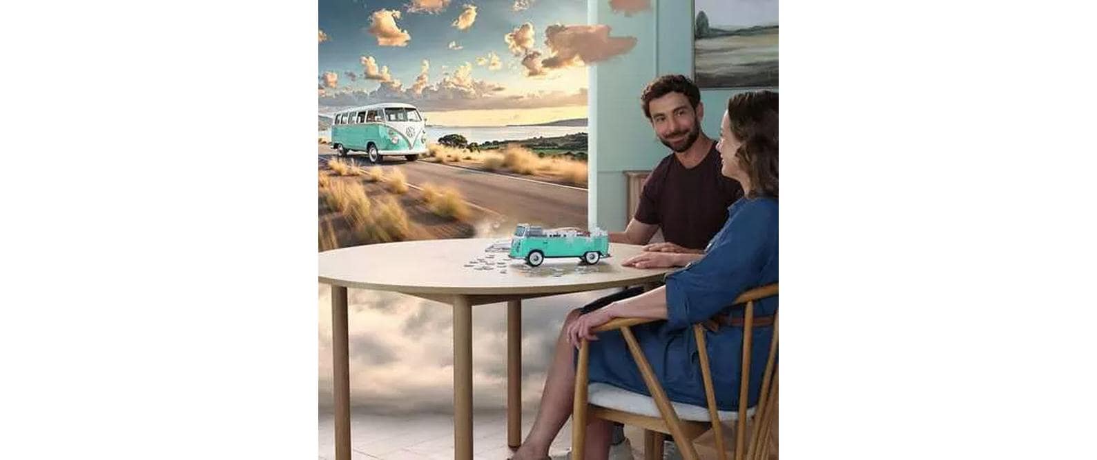 Ravensburger Iconics 3D Puzzle Volkswagen T1 – 162 Teile – 30 × 14 × 14,5 cm – ab 8 Jahren