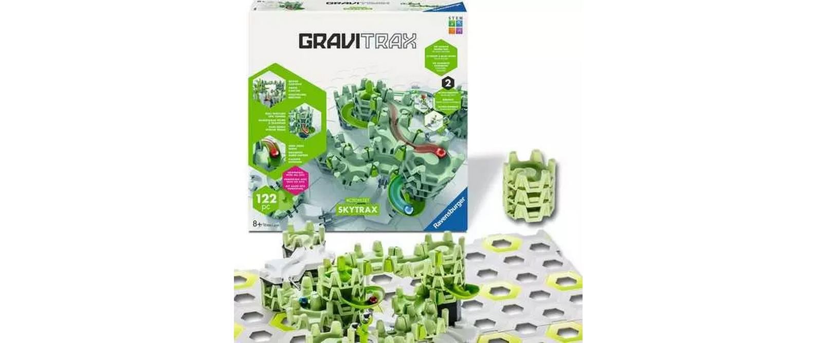 Ravensburger GraviTrax Action-Set M Skytrax Murmelbahn – 122-teilig – ab 8 Jahren – Kunststoff – FSC