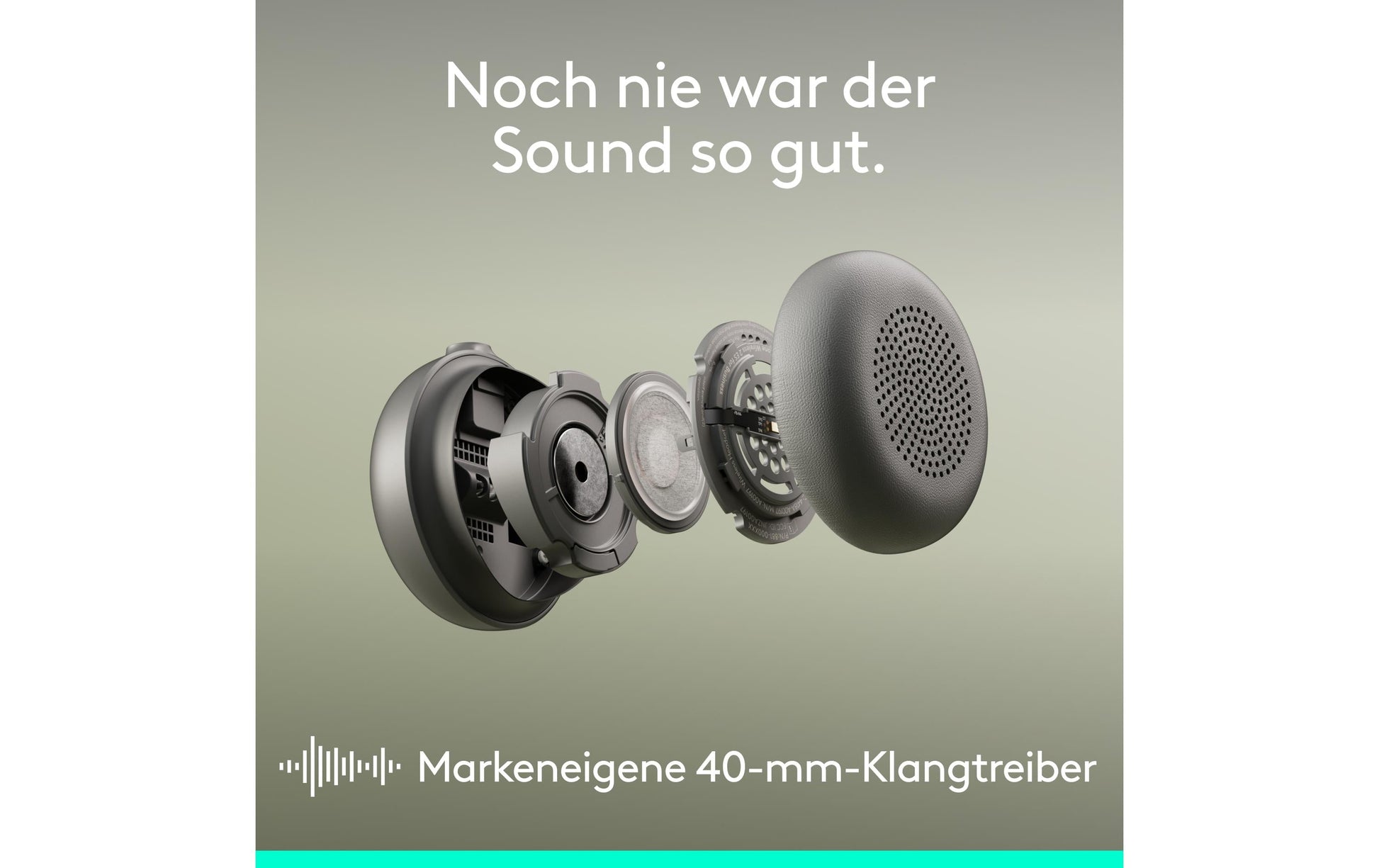 Logitech Zone Wireless 2 – Duo Over-Ear Headset – Bluetooth, mit Geräuschunterdrückung – Graphit – bis 20 h