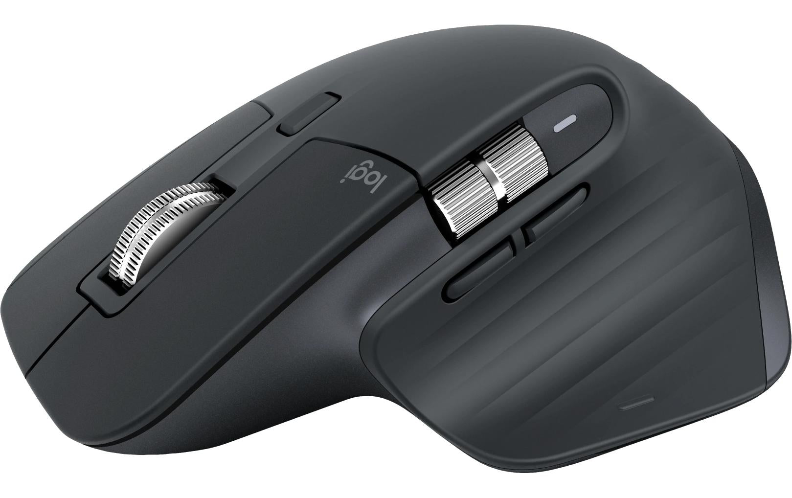 Logitech MX Master 3S – Maus – Kabellos (Bluetooth/2,4 GHz), 8000 DPI, Rechts, Graphit