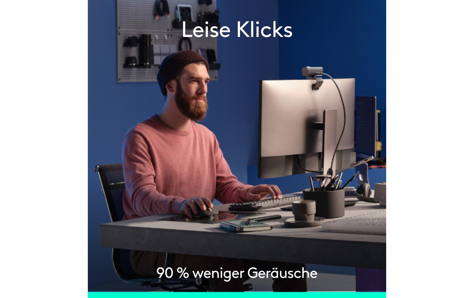 Logitech MX Master 3S – Maus – Kabellos (Bluetooth/2,4 GHz), 8000 DPI, Rechts, Graphit