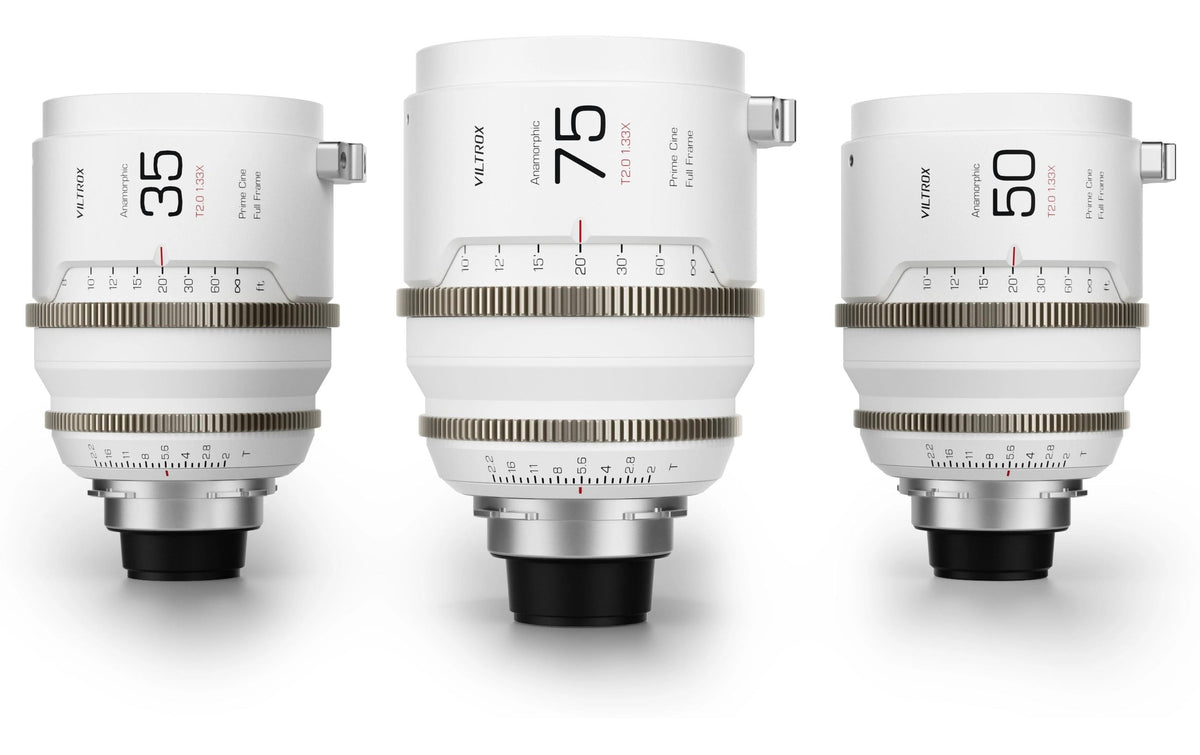 Viltrox 35/50/75 T2.0 1.33X One Kit Objektiv – L-Mount – 35/50/75 mm, T2.0 – Manuell – für L-Mount