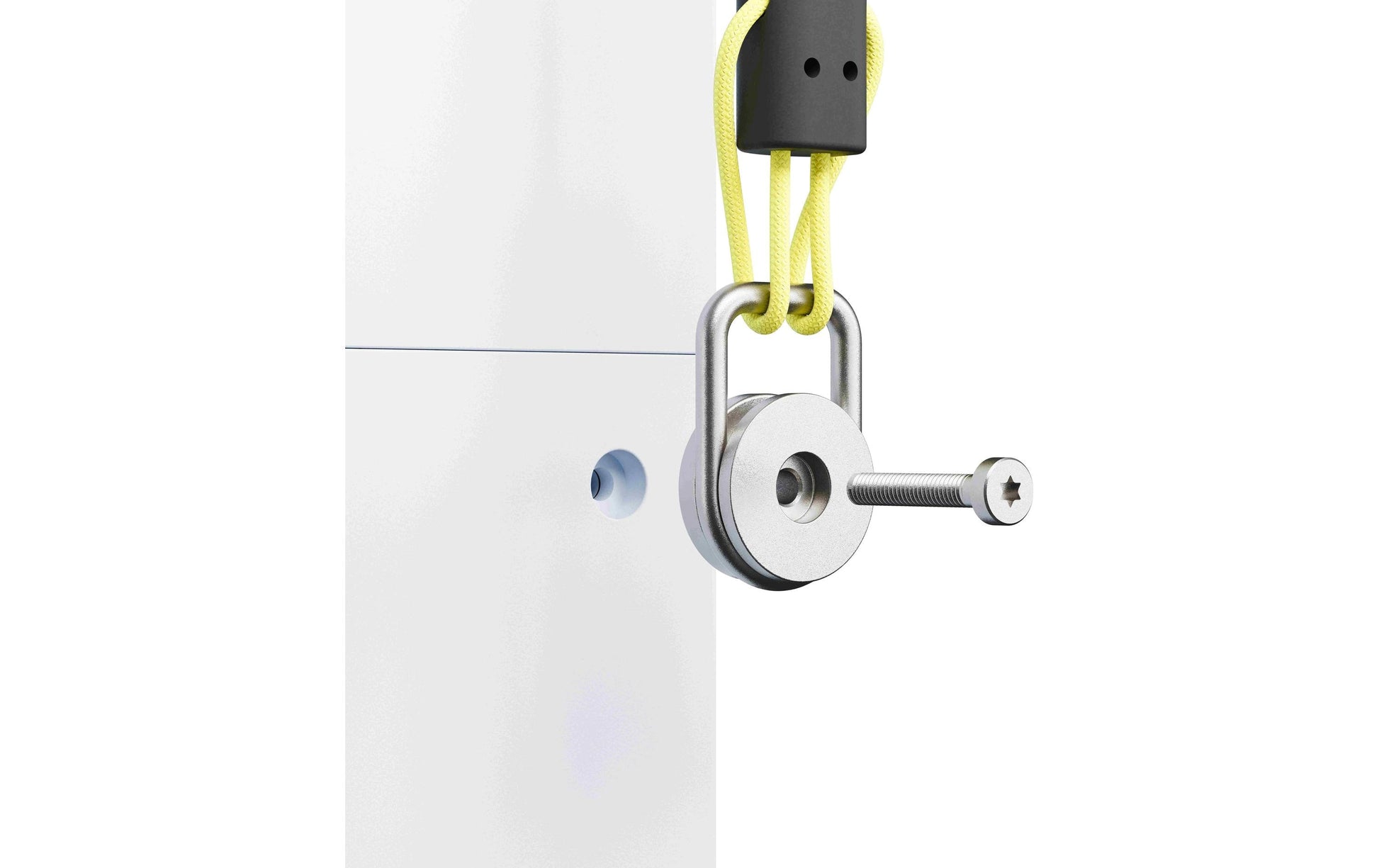 Fairphone Lanyard v1 – Smartphone-Trageband – Edelstahl, Haken, für Fairphone (Gen. 6) – Weiss
