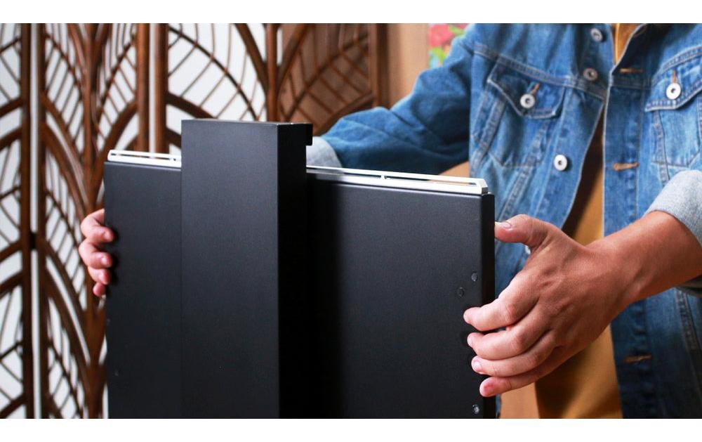 Mobile Pixels Geminos X 2K 24 – Monitor, 24", 75 Hz, 300 cd/m², Webcam, USB-C, 2× HDMI, USB-Hub, Lautsprecher