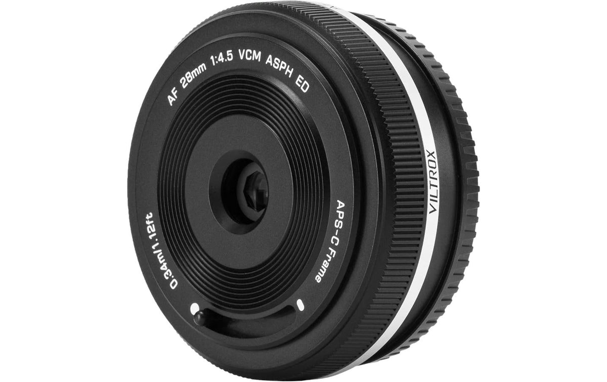 VILTROX AF 28 XF Objektiv – 28 mm f/4,5 – für Fujifilm X – Vollformat, Pancake, 60 g