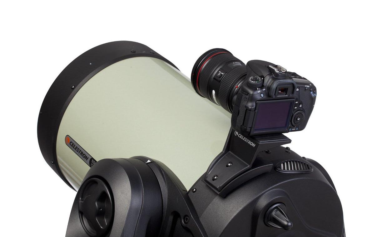 Celestron SC Piggyback Kamerahalterung – Teleskop-Piggyback, 140 × 88 × 100 mm, 224 g – Schwarz