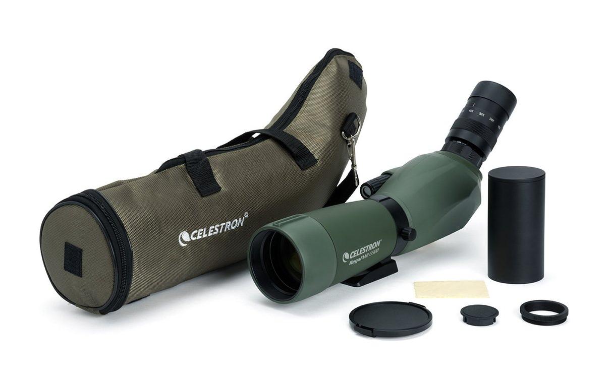 Celestron Regal M2 65ED Spektiv – 48×, 65 mm Objektiv, wasserdicht, schwarz/grün