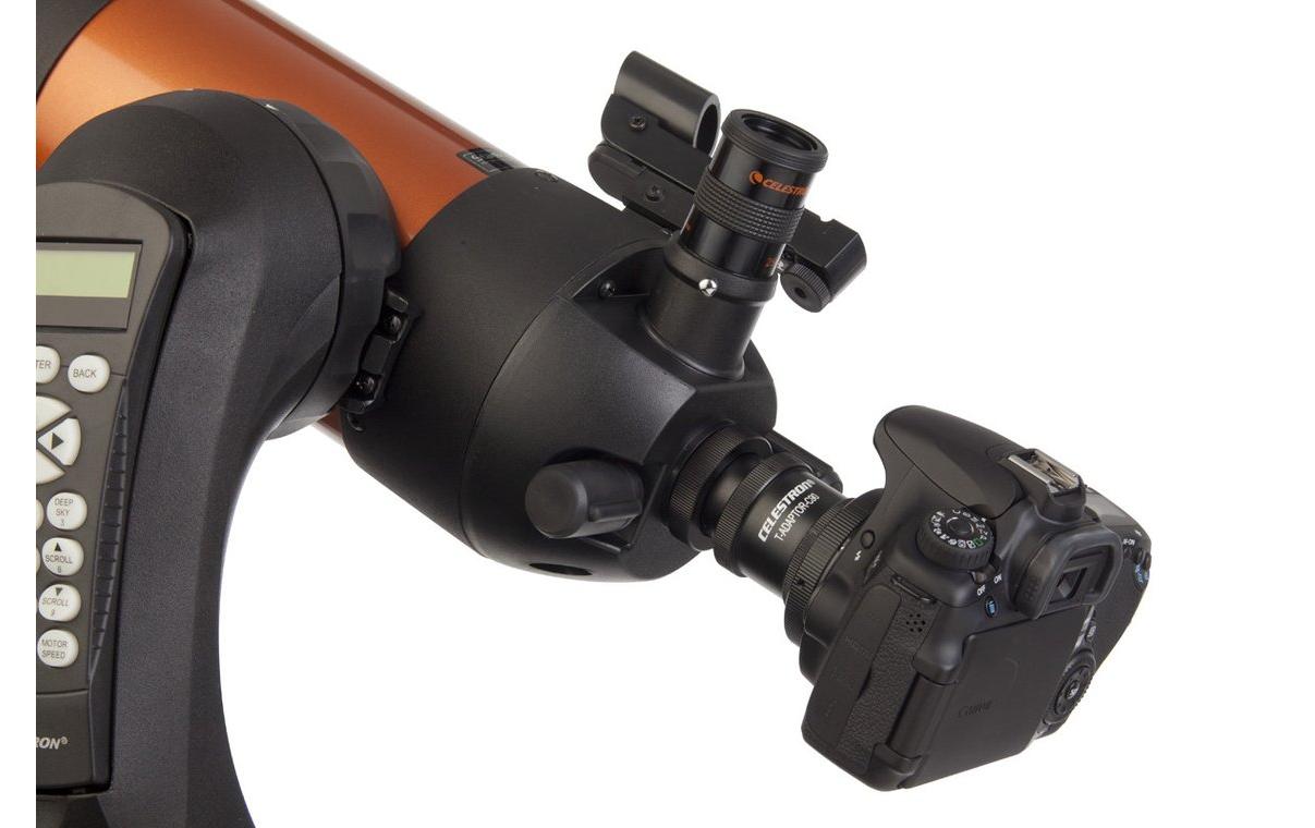 Celestron T-Adapter NexStar 4 Teleskop-Adapter – für NexStar 4SE – Schwarz