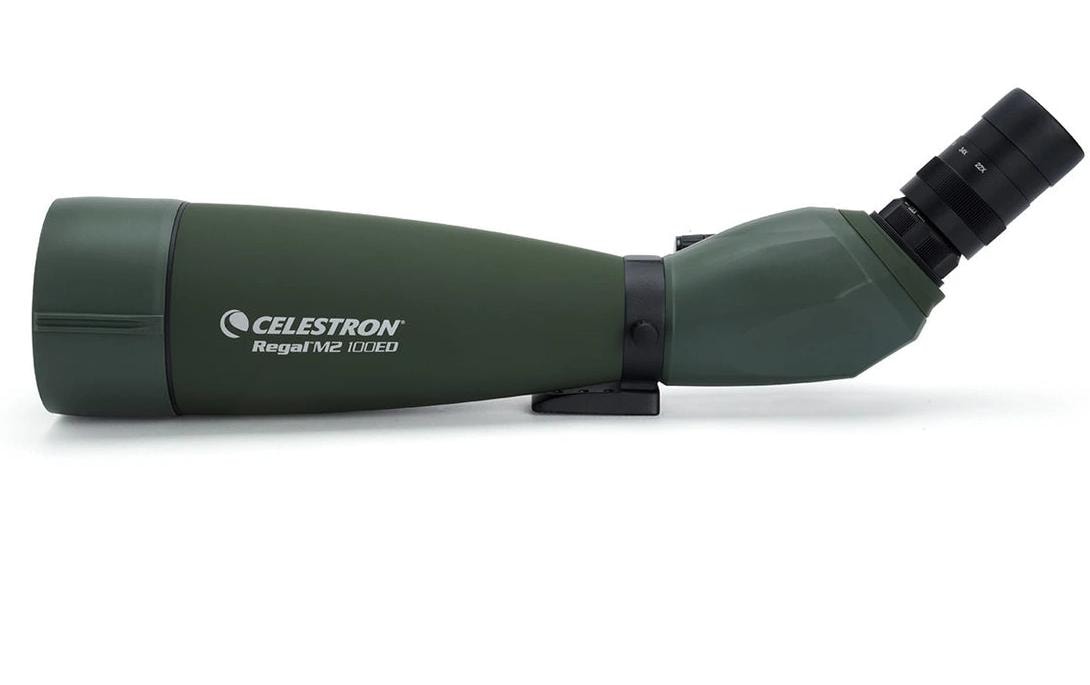 Celestron Regal M2 100ED – 22–67×, 100 mm Objektiv, BaK-4, wasserfest, grün